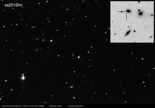 Latest dated photograph of SN 2010hn