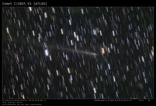 Latest dated photograph of C/2025 K1 (ATLAS)
