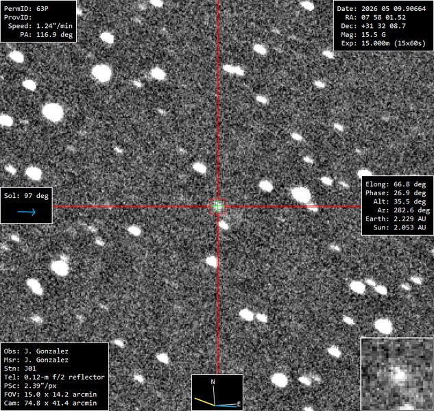 63P/Wild 1 - 2026-05-09