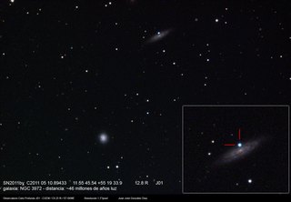 Latest dated photograph of SN 2011by