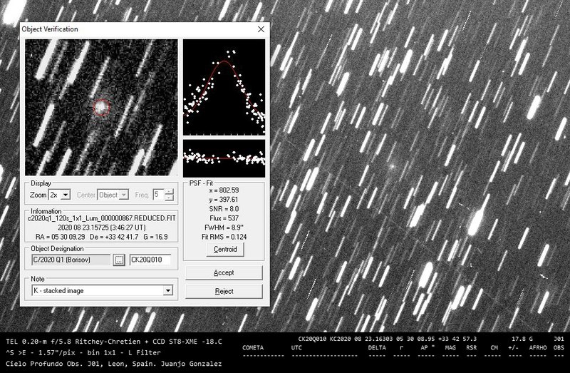 C/2020 Q1 (Borisov) - 2020-08-23