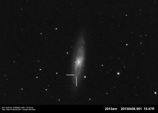 Latest dated photograph of SN 2012am