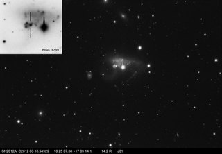 Latest dated photograph of SN 2012A