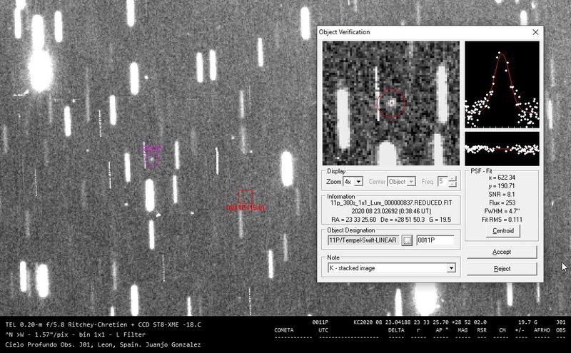11P/Tempel-Swift-LINEAR - 2020-08-23
