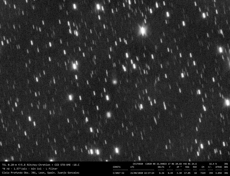 C/2017 K2 (PANSTARRS) - 2020-08-21
