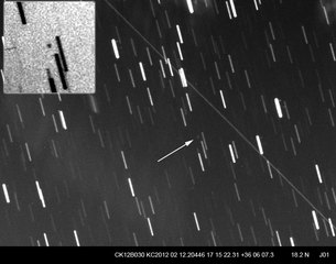 Latest dated photograph of C/2012 B3 (La Sagra)