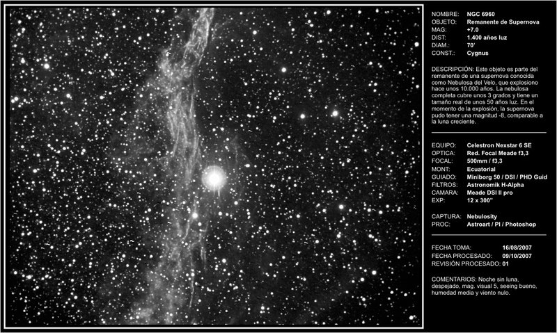 NGC6960 - 2007-10-09